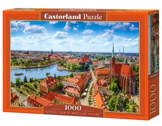 Puzzle Vue Aérienne de Wroclaw, Pologne - 1000 pièces from Castorland – box 2 of 2