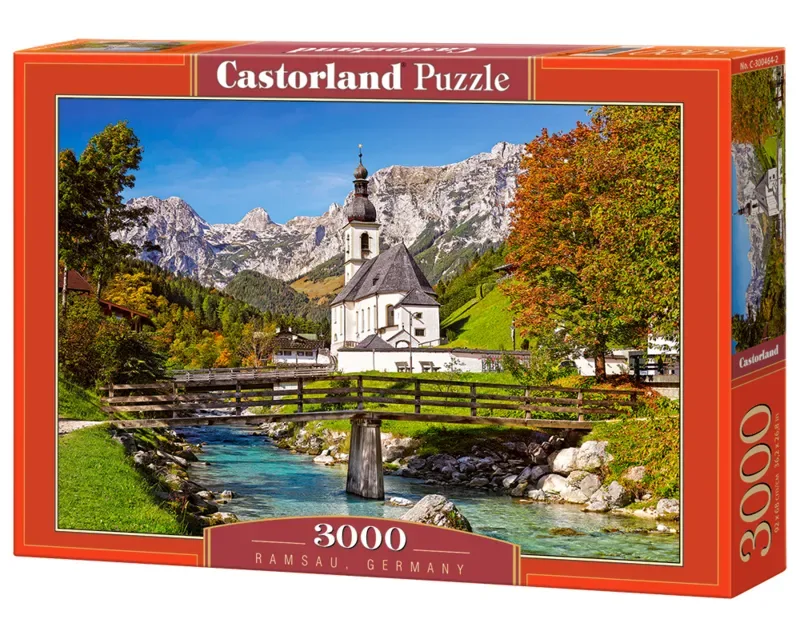 Ramsau, Germany – Puzzel – 3.000 stukjes – Satijnen afwerking – Perfecte pasvorm – Europese kwaliteit van Castorland, editie Ramsau, Germany – doos 2 van 2