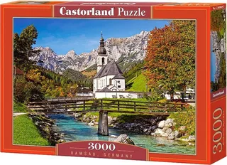 Ramsau, Germany – Puzzel – 3.000 stukjes – Satijnen afwerking – Perfecte pasvorm – Europese kwaliteit van Castorland, editie Ramsau, Germany – doos 1 van 2
