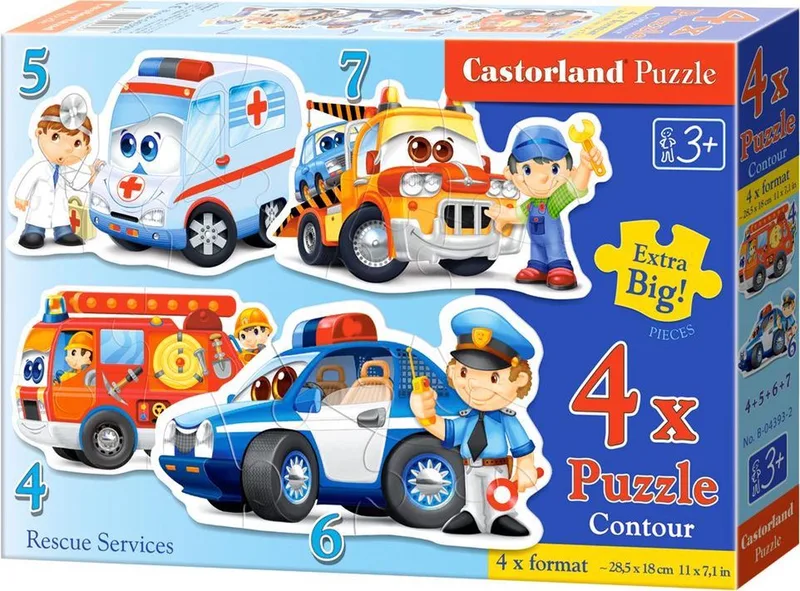 Rescue Services - 22 stukjes van Castorland, editie Meerkleurig – doos