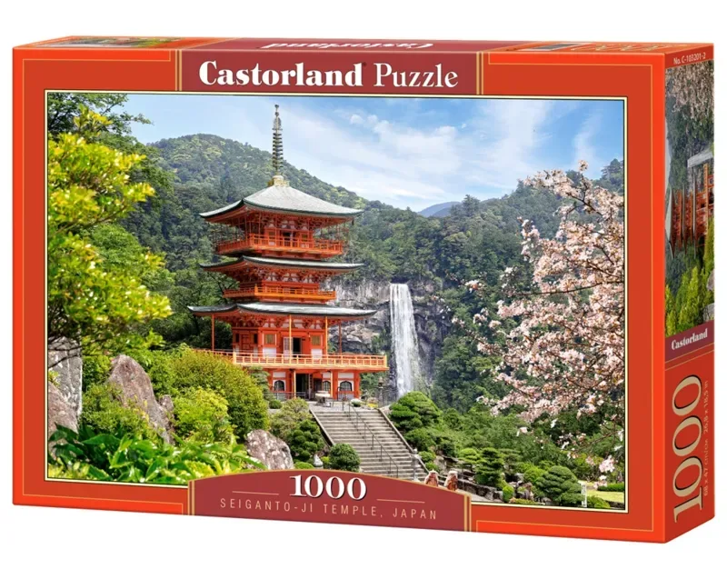Seiganto-Ji Temple, Japan – Puzzel – 1.000 stukjes – Satijnen afwerking – Perfecte pasvorm – Europese kwaliteit de Castorland, édition Seiganto-Ji Temple, Japan – boîte 2 sur 2