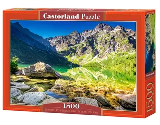 Sunrise at Morskie Oko, Poland – Puzzel – 1500 stukjes – Satijnen afwerking – Perfecte pasvorm – Europese kwaliteit de Castorland, édition Sunrise at Morskie Oko, Poland – boîte 2 sur 2