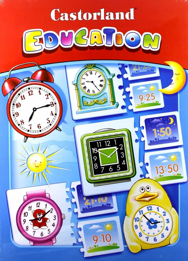 Time - Educatieve Puzzel van Castorland – doos