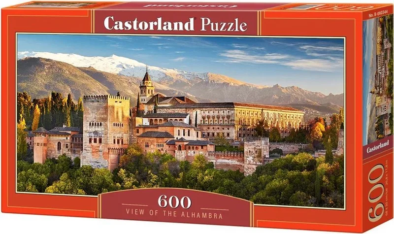 View of the Alhambra - 600 stukjes van Castorland, editie Meerkleurig – doos