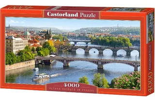 Vltava Bridges in Prague (4000) von Castorland – Schachtel 1 von 2