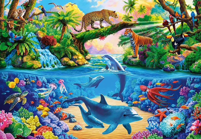 Wild Nature Puzzel 1000 Stukjes de Castorland, édition Multicolore – boîte
