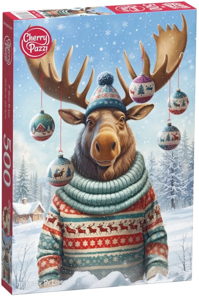 It Moose Be Love Puzzel 500 Stukjes van Cherry Pazzi – doos
