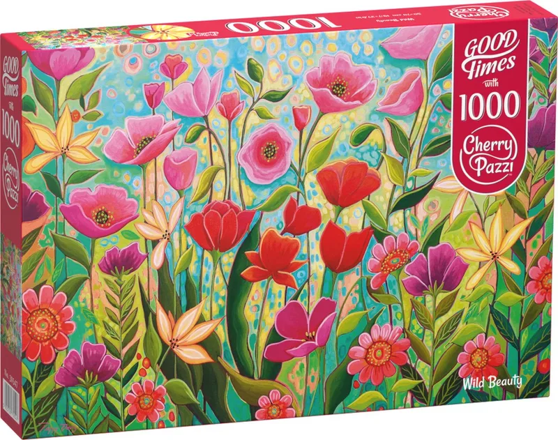 Wild Beauty Puzzel 1000 Stukjes van Cherry Pazzi, editie Meerkleurig – doos