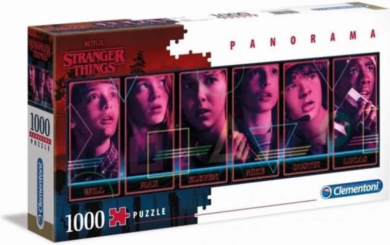 1000 PANORAMA STRANGER THINGS van Clementoni, editie Meerkleurig – doos