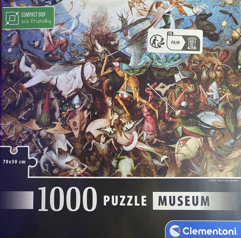 1000 Puzzle Museum The Fall of The Rebel Angels van Clementoni – doos