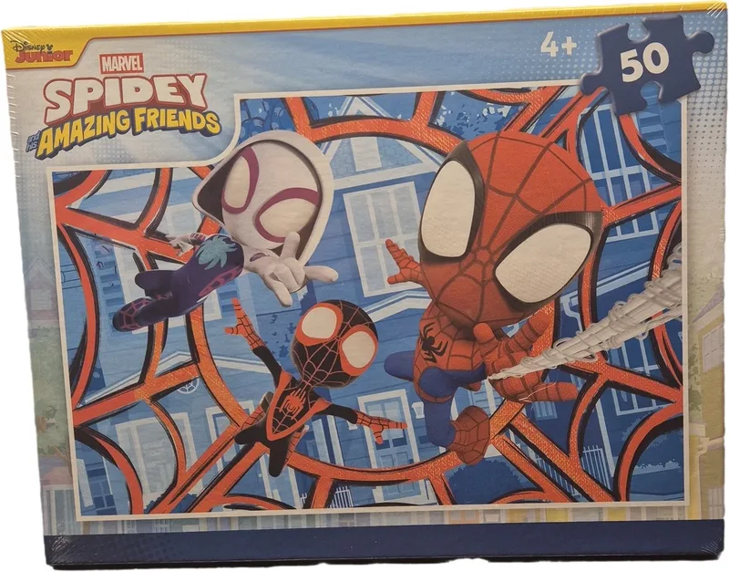 Amazing Friends puzzel – Marvel – Clementoni – 50 stukjes – 30 x 20 cm – vanaf 4 jaar – cadeau from Clementoni, Spidey edition – box