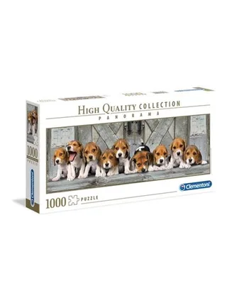 Clementoni 1000 stuks Hoge Kwaliteit Collectie Panorama BEAGLES 2D Puzzels van Clementoni – doos 1 van 2