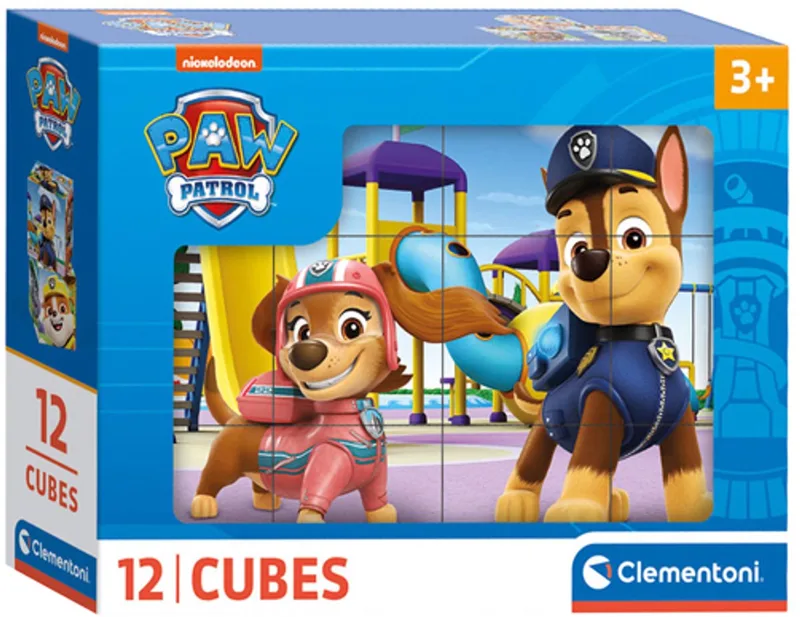 Clementoni - 12 Blokken Puzzel - 6 afbeeldingen - Vanaf 3 jaar from Clementoni, PAW Patrol edition – box 1 of 5