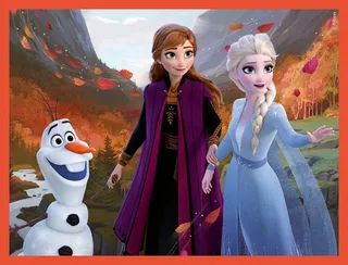 Clementoni - 12 Blokken Puzzel - Disney - 6 afbeeldingen - Vanaf 3 jaar fra Clementoni, Frozen-udgave – æske 3 af 5