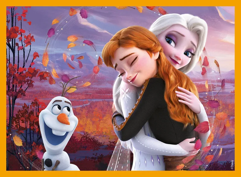 Clementoni - 12 Blokken Puzzel - Disney - 6 afbeeldingen - Vanaf 3 jaar fra Clementoni, Frozen-udgave – æske 4 af 5
