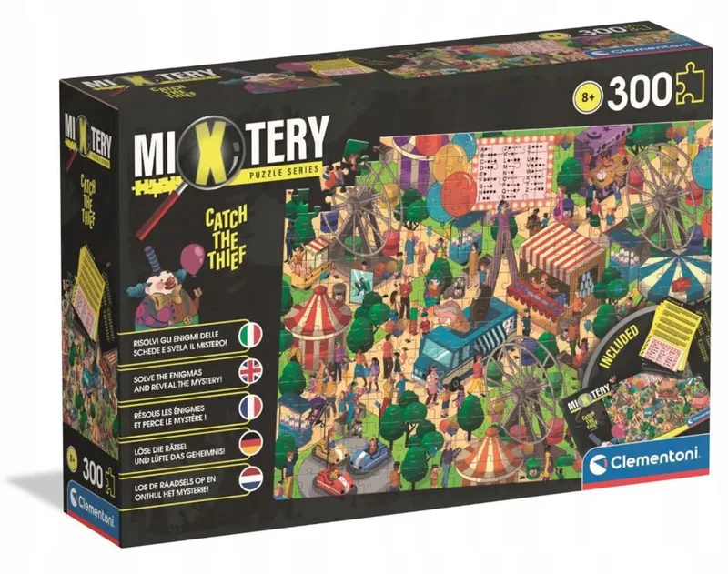 Clementoni 300-delige Puzzel: Mixtery Catch the Thief from Clementoni – box