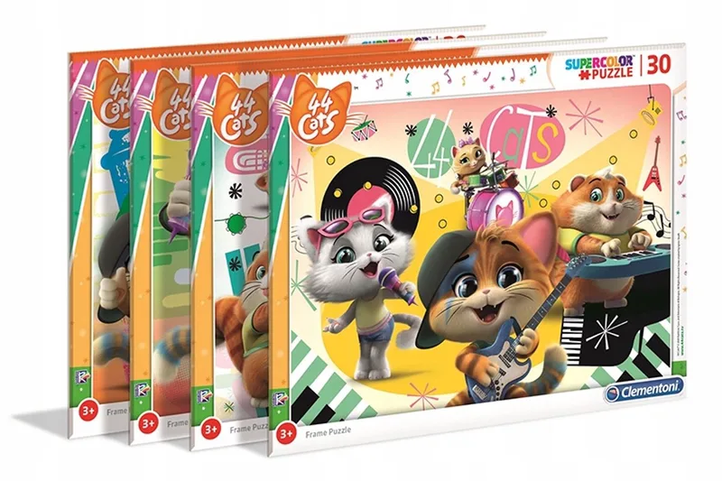 Clementoni 44 Kattenpuzzel 30 Stukjes - Leerzaam Speelgoed 3+ van Clementoni, editie Meerkleurig – doos