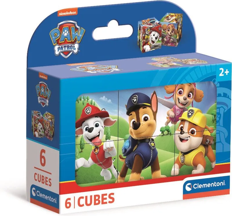 Clementoni - 6 Blokken Puzzel - 6 afbeeldingen - Vanaf 2 jaar from Clementoni, PAW Patrol edition – box 1 of 6