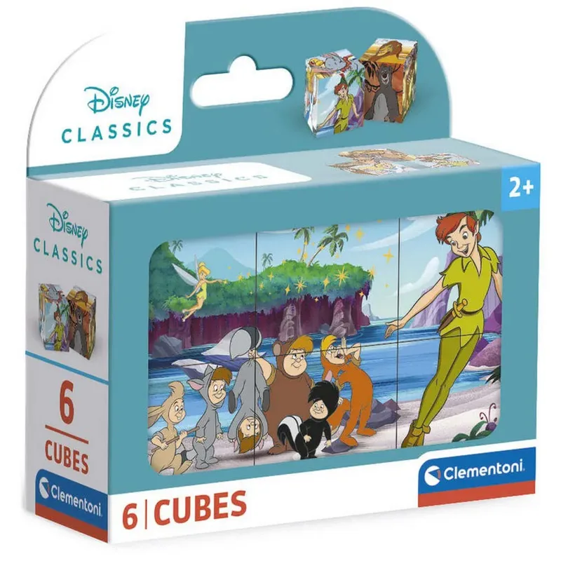 Clementoni - 6 Blokken Puzzel - 6 afbeeldingen - Vanaf 3 jaar de Clementoni, édition Disney Classic – boîte 2 sur 2
