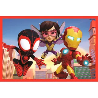 Clementoni - 6 Blokken Puzzel - and his Amazing Friends - 6 afbeeldingen - Vanaf 2 jaar from Clementoni, Spidey edition – box 4 of 5