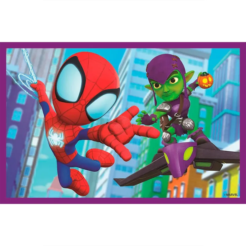 Clementoni - 6 Blokken Puzzel - and his Amazing Friends - 6 afbeeldingen - Vanaf 2 jaar from Clementoni, Spidey edition – box 2 of 5