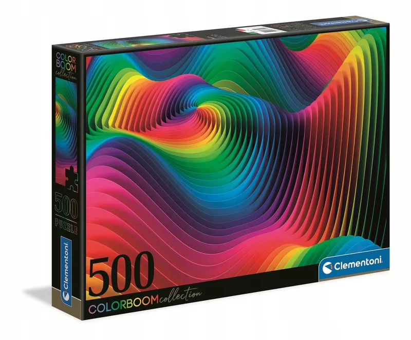 Color Boom Waves puzzel 500 stukjes from Clementoni – box