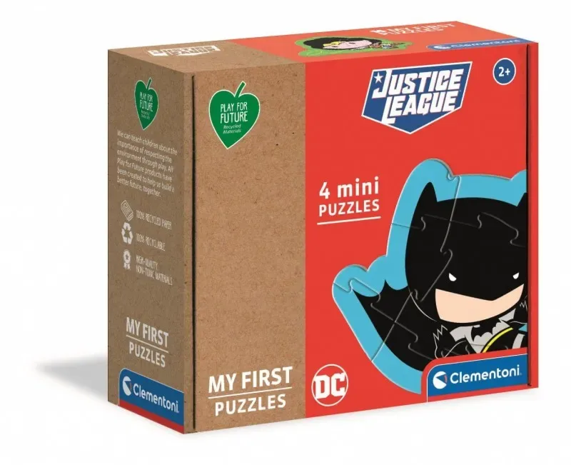 DC Comics Justice - Kinderpuzzelsset - 3, 6, 9, 12 Stukjes - Vanaf 2 jaar from Clementoni, Multicolour edition – box 2 of 2