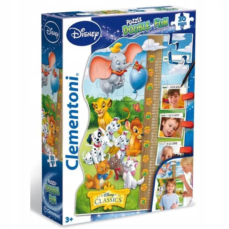 Disney Classic Maxi Puzzel Maatlat voor Kinderen von Clementoni, Ausgabe Mehrfarbig – Schachtel