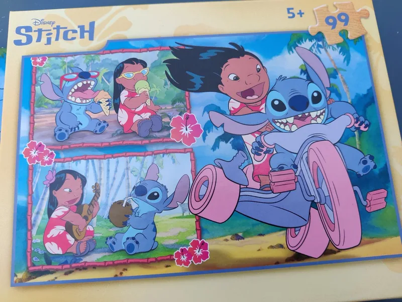 Disney Stitch - Puzzel - 99 stukjes van Clementoni – doos