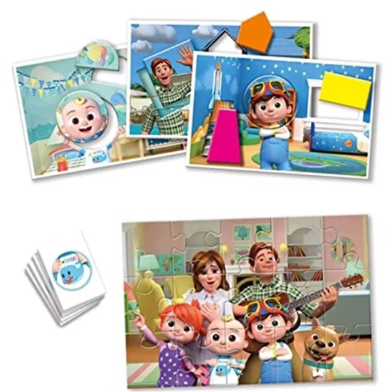 Educatieve Spelletjes 2-in-1 voor 3-jarigen: Leren en Puzzelen from Clementoni, Multicolour edition – box