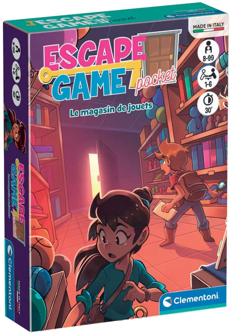 Escape Game - Toys Store - Kaartspel - (FR) - Vanaf 8 jaar van Clementoni – doos