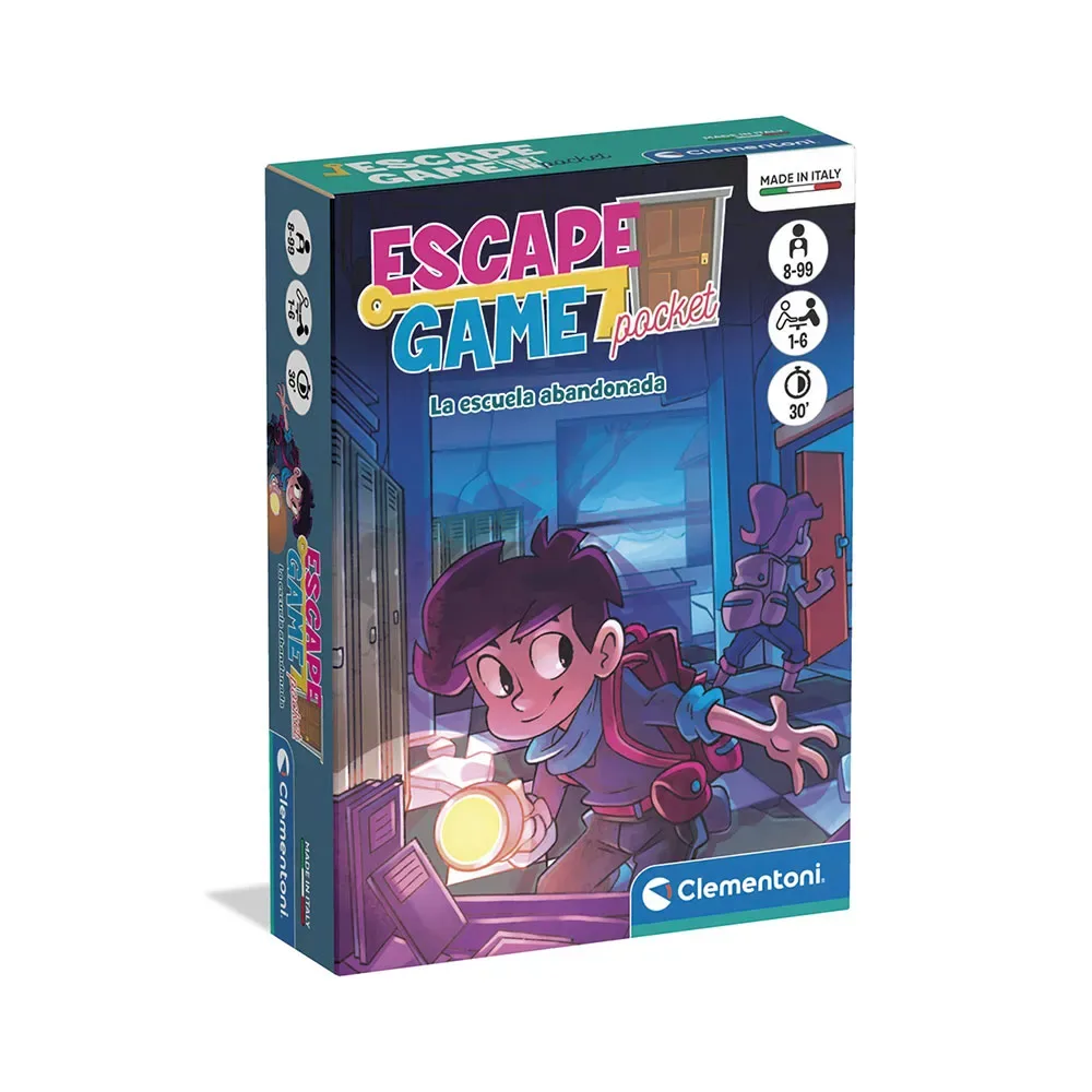 Escape Room Bordspel: De Verlaten School från Clementoni – kartong