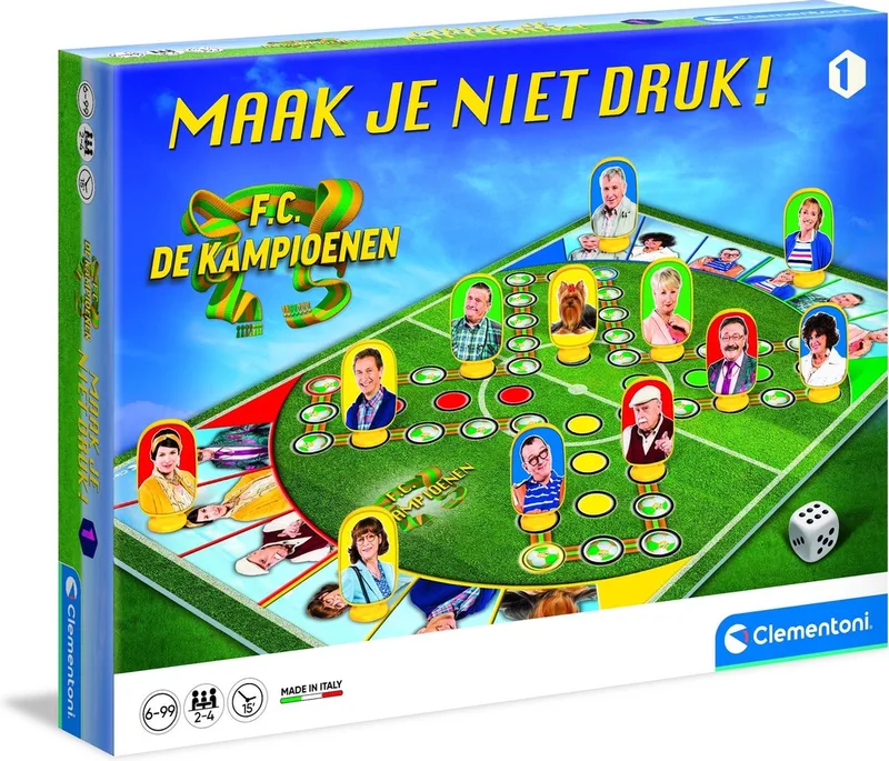 F.C. De Kampioenen Paardjesspel - Bordspel van Clementoni – doos