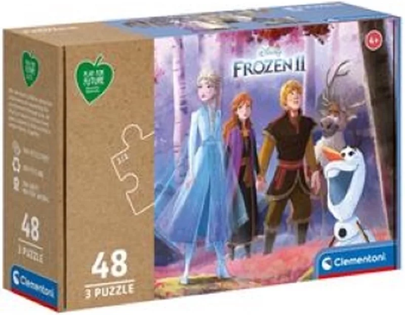 Frozen 2 Puzzel 3x48 Stukjes - Frozen Puzzel - Legpuzzels - Puzzels Kinderen - 27 x 19 cm - Vanaf 5 Jaar from Clementoni, Frozen edition – box