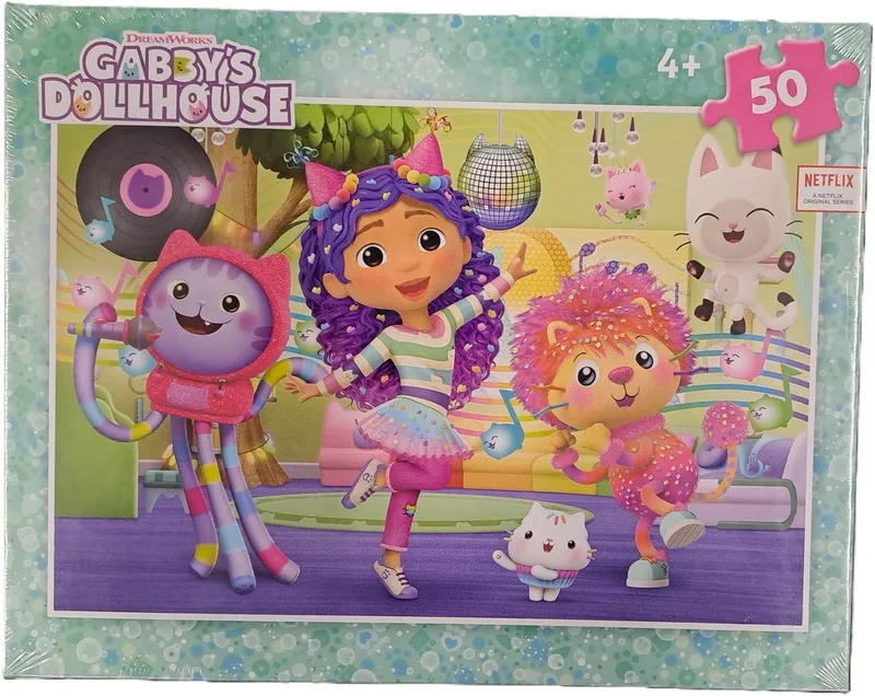 Gabby's Dollhouse Puzzel Dansen 50 stukjes 4+ van Clementoni – doos