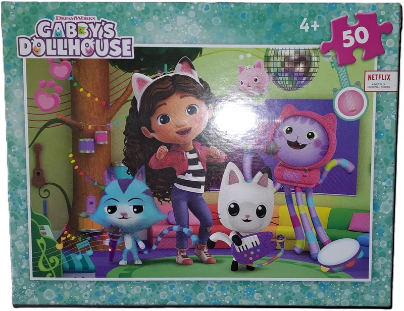 Gabby's Dollhouse Puzzel Feest 50 stukjes from Clementoni, Multicolour edition – box