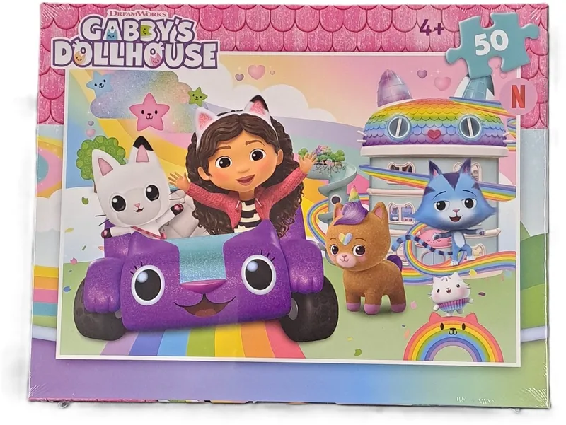 Gabby's Dollhouse Puzzel Regenboog 50 stukjes 4+ from Clementoni, Multicolour edition – box