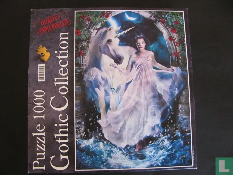 Gothic Puzzel 1000 unicorn van Clementoni, editie Multi-coloured – doos