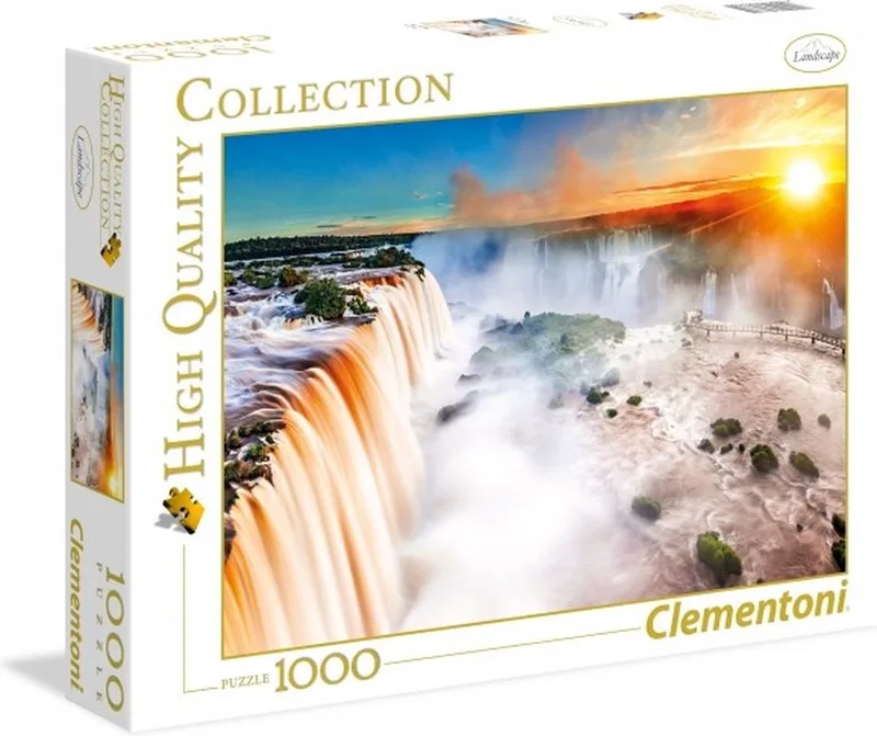 High Quality Collection Puzzel Waterval 1000 Stukjes van Clementoni, editie Meerkleurig – doos