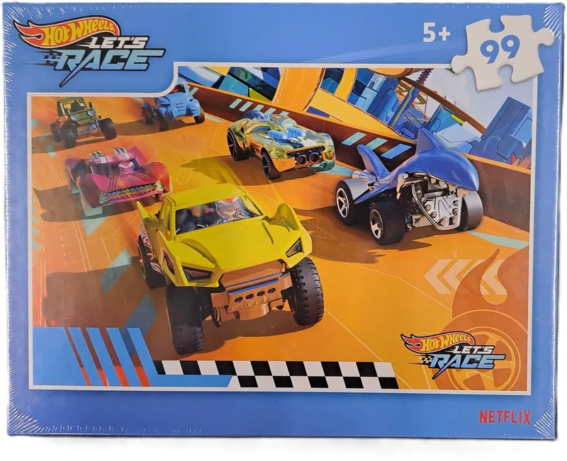 Hot Wheels Puzzel voor Kinderen - 99 Stukjes, Vanaf 5 Jaar from Clementoni – box