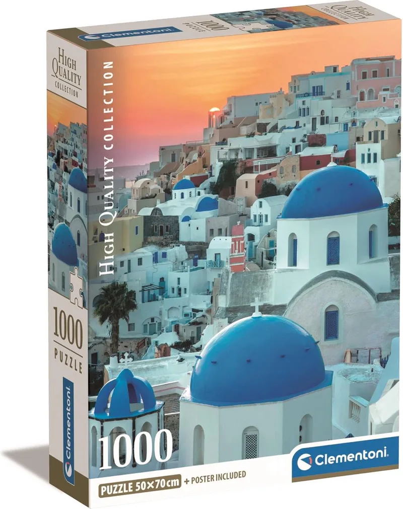 HQC 1000 PC - SANTORINI - 2019 de Clementoni, édition Multicolore – boîte