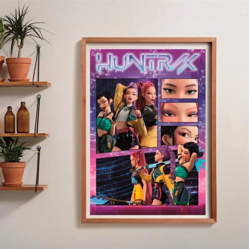 K-Pop Demon Hunters Puzzel 1000 Stukjes - Compact Huntrix Legpuzzel - Kpop Cadeau voor Volwassenen vanaf 14 Jaar von Clementoni, Ausgabe Lila – Schachtel 4 von 6