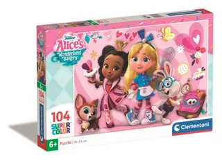 Kinderpuzzel - 104 Stukjes - Alice Bakery Disney - Vanaf 6 Jaar von Clementoni, Ausgabe Mehrfarbig – Schachtel 2 von 2