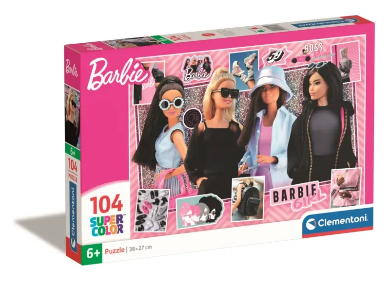 Kinderpuzzel - 104 Stukjes - Barbie - Puzzel Vanaf 6 Jaar van Clementoni, editie Barbie2 – doos 2 van 2