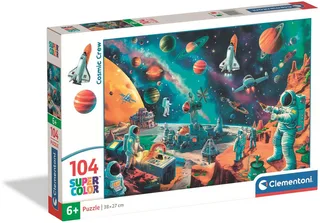 Kinderpuzzel - 104 Stukjes - Cosmic Crew 2025 - Puzzel Vanaf 6 Jaar from Clementoni, Multicolour edition – box 1 of 2
