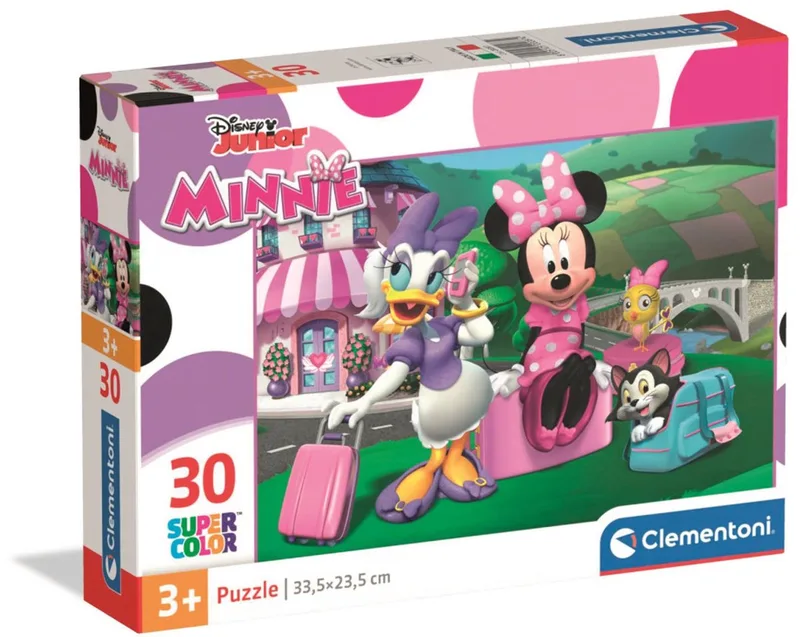Kinderpuzzel - 30 Stukjes - Minnie Mouse - Puzzel Vanaf 3 Jaar from Clementoni, Multicolour edition – box