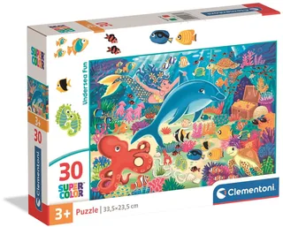 Kinderpuzzel - 30 Stukjes - Onderwater Avontuur - Puzzel vanaf 3 jaar from Clementoni, Multicolour edition – box 1 of 2
