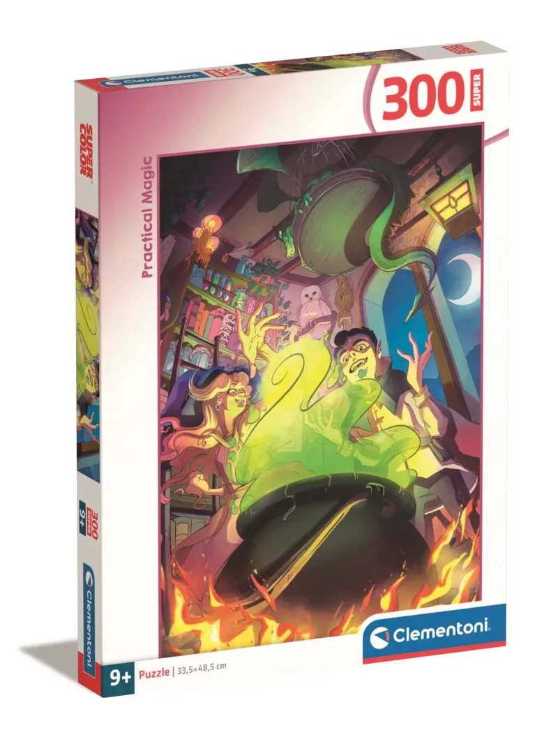 le Puzzle européen Made in Italie Puzzle La Pratique de la Magie - 200 à 499 pièces de Clementoni, édition Multicolore – boîte 2 sur 2