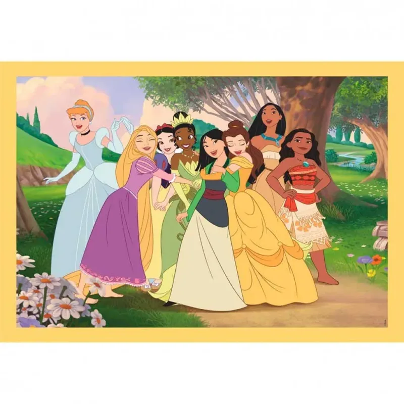 Kinderpuzzel 4 in 1 - Disney Princess - 12, 16, 20 en 24 Stukjes - Puzzel Vanaf 3 Jaar from Clementoni, Multicolour edition – box 4 of 6