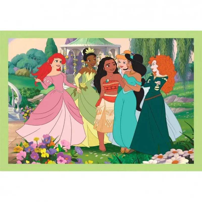 Kinderpuzzel 4 in 1 - Disney Princess - 12, 16, 20 en 24 Stukjes - Puzzel Vanaf 3 Jaar from Clementoni, Multicolour edition – box 3 of 6